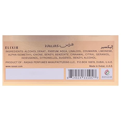 RASASI Hawas Elixir Perfume